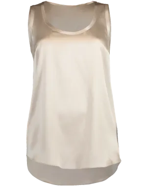 Silk Reversible Scoop Neck Tank