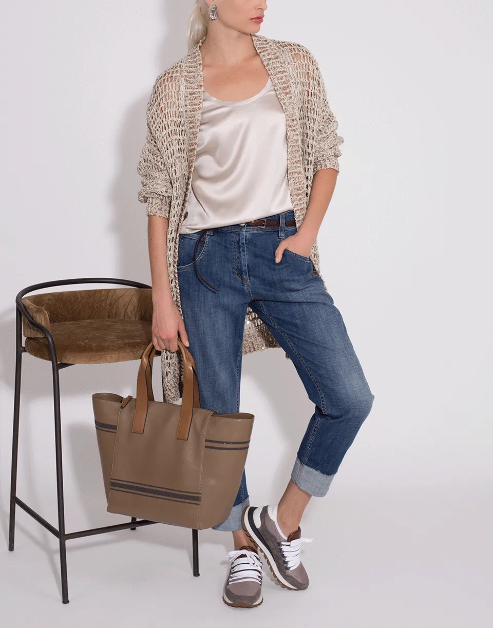 Silk Reversible Scoop Neck Tank