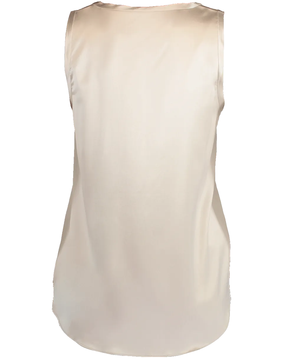 Silk Reversible Scoop Neck Tank