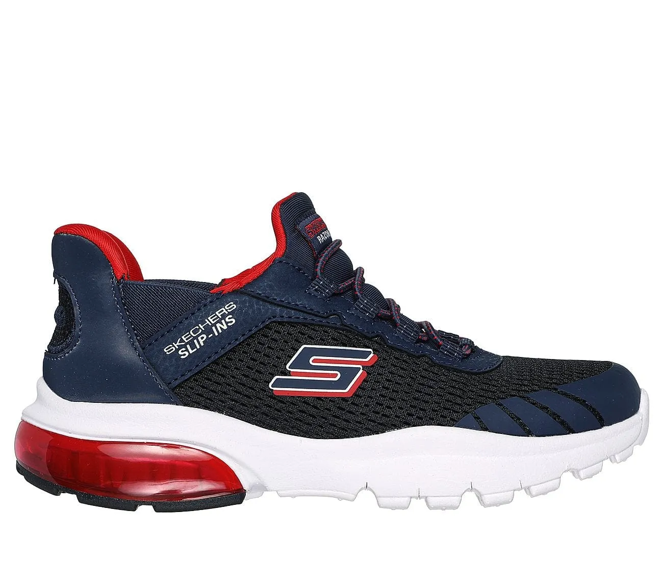 Skechers Kid's Razor Air Hyper Brisk Sneakers- Black/ Navy