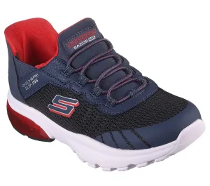 Skechers Kid's Razor Air Hyper Brisk Sneakers- Black/ Navy