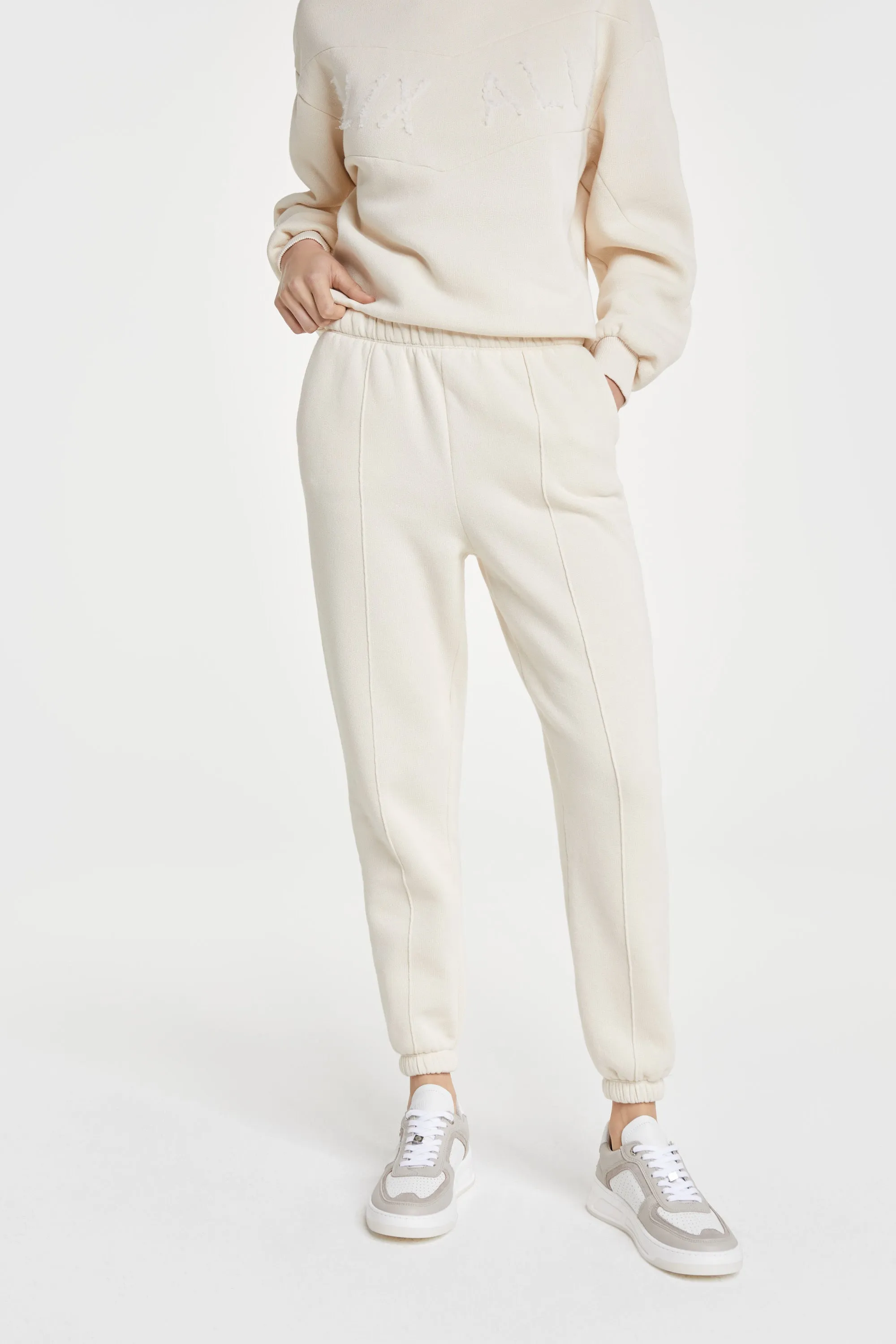 Sweat pants - light ecru