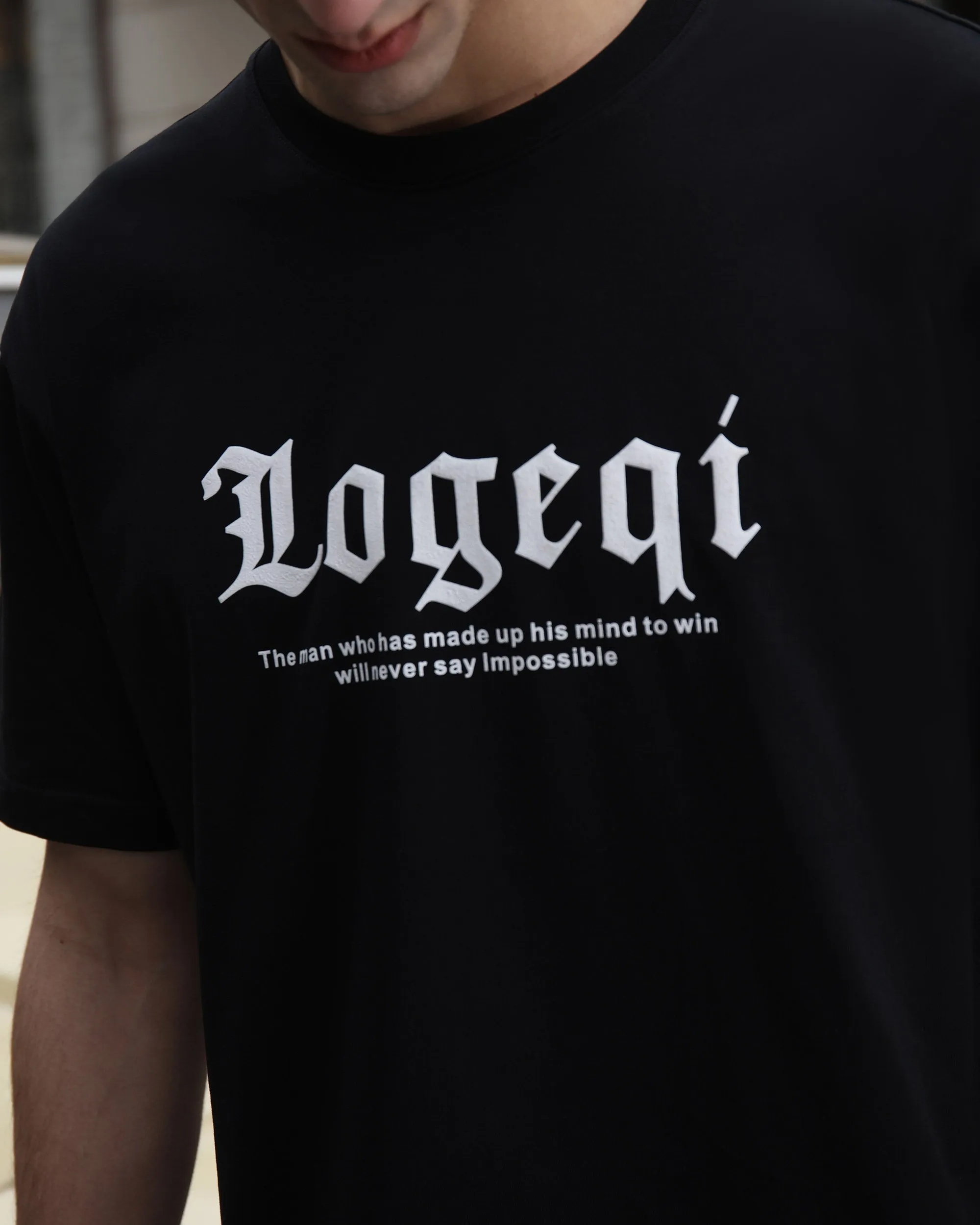 Trendy Logo Print Tee-Mexico Local Delivery