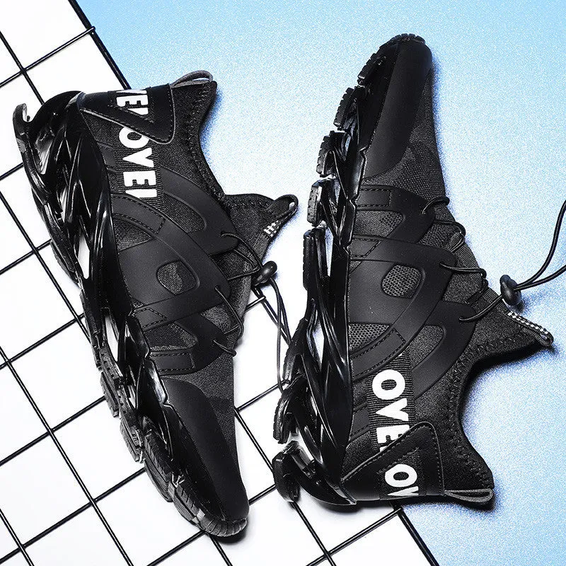 Trendy Men's Shoes Blade Sneakers Men's Basketball High Top Shoes