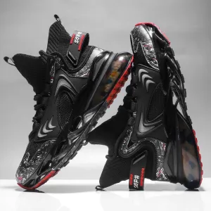 Trendy Men's Shoes Blade Sneakers Men's Basketball High Top Shoes