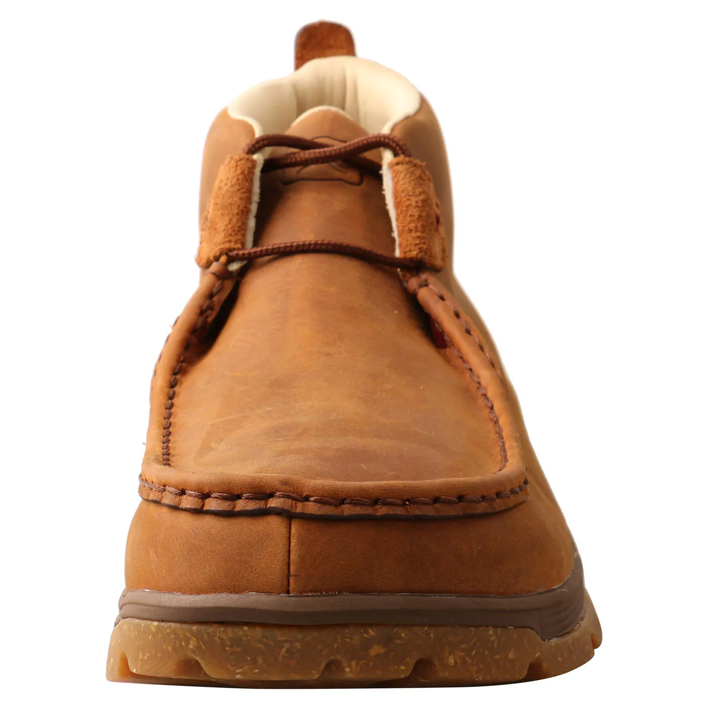 Twisted X Men's Chukka Oblique Toe Oiled Saddle Leather Shoes MFS0003