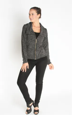 V Neck Sweater Jacket