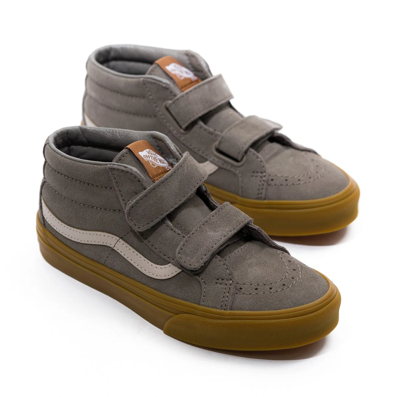 Vans Sk8-Mid Reissue V Kid's Shoes - Grey/Gum