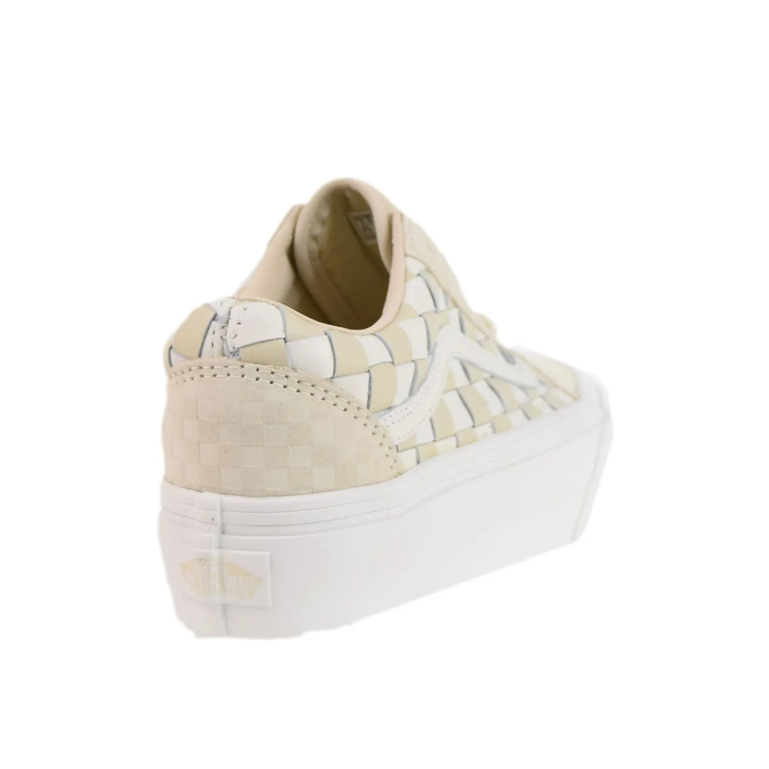 Vans Woven Old Skool Platform Men's Shoes Light Brown