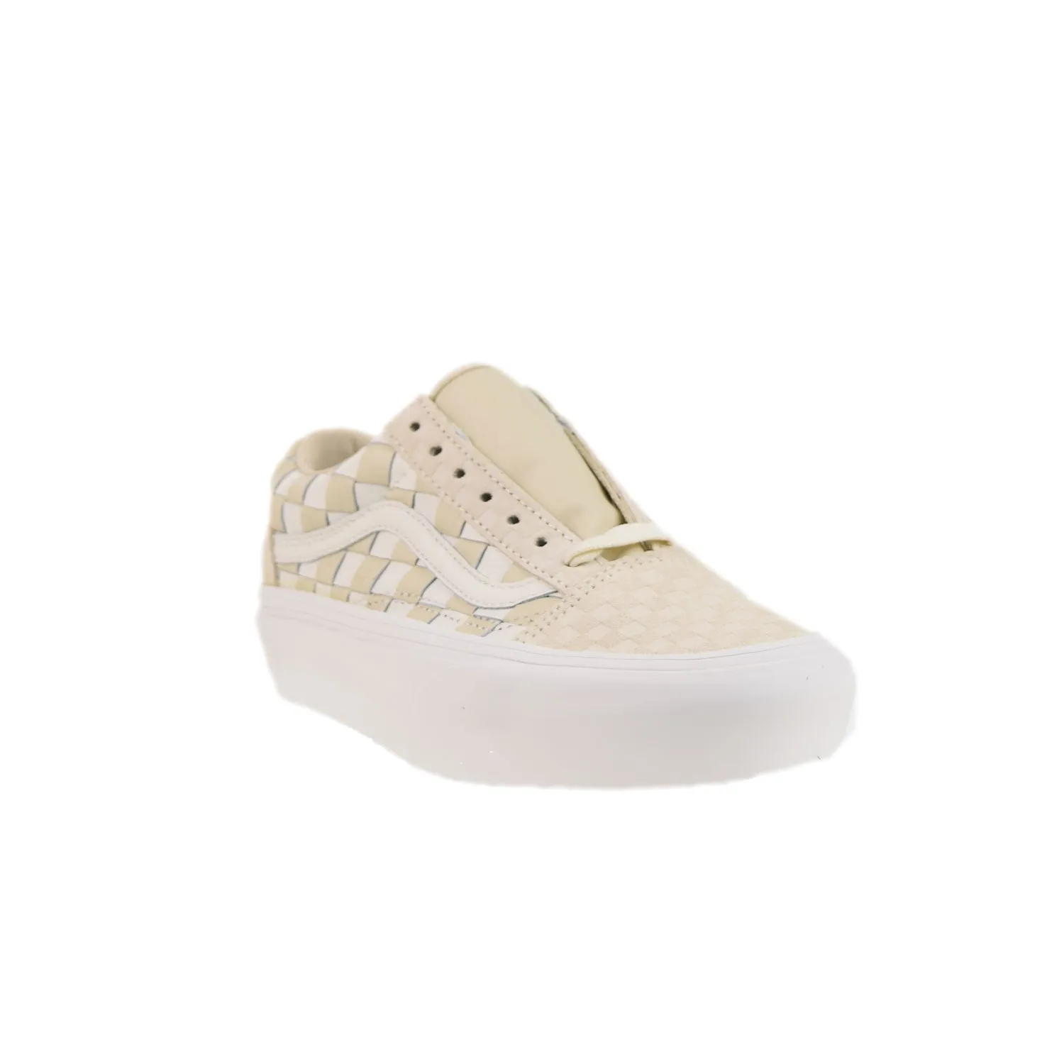 Vans Woven Old Skool Platform Men's Shoes Light Brown