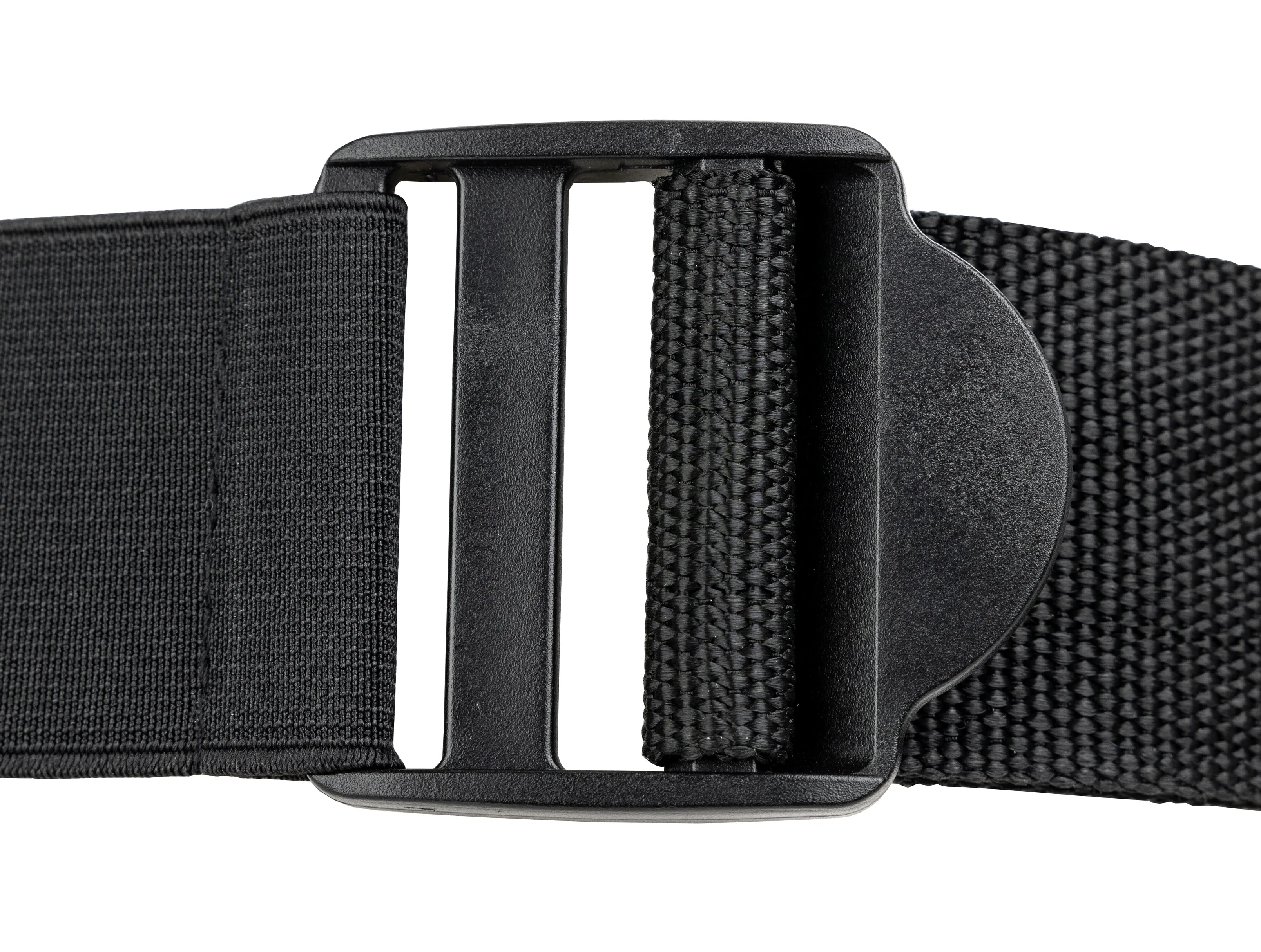 Vibrating Hollow Strap-on No Balls 8 Inch - Black