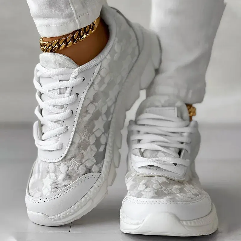 White Fashion Sneakers