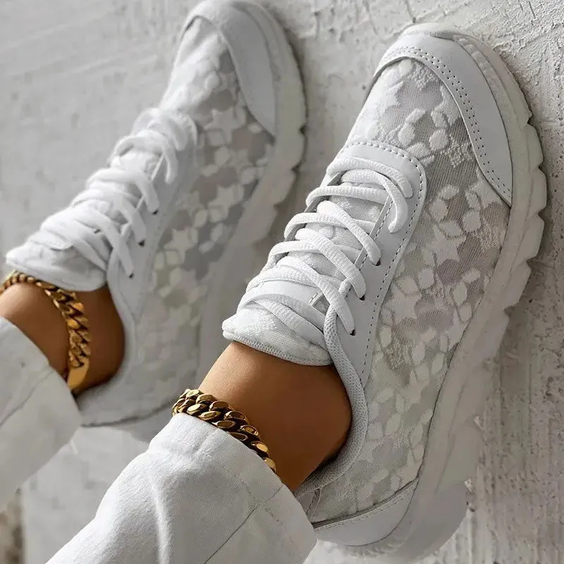 White Fashion Sneakers