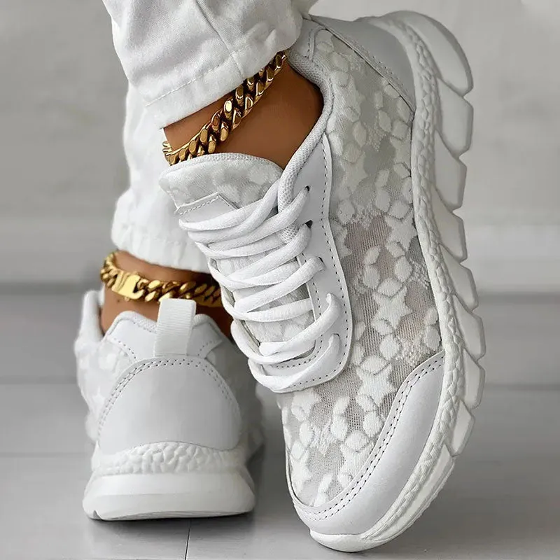 White Fashion Sneakers