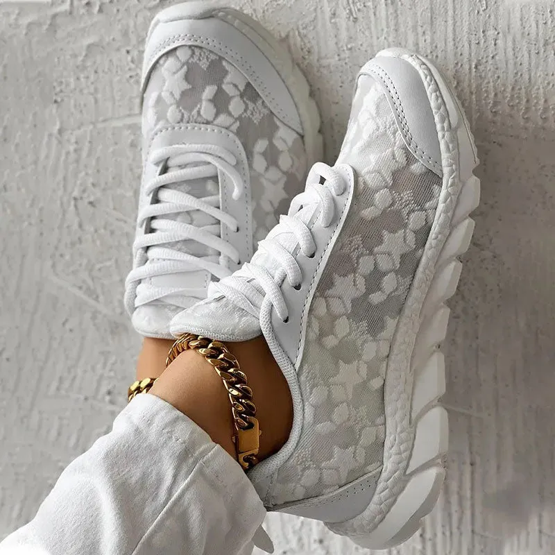 White Fashion Sneakers
