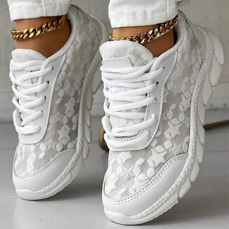 White Fashion Sneakers