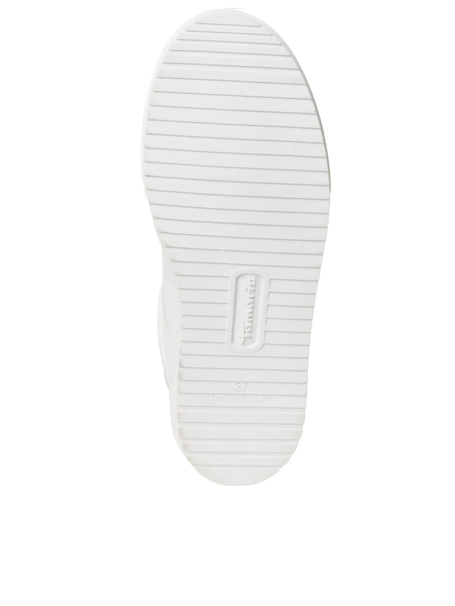 White leather trainers