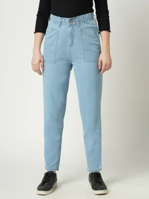 Women High-Rise Baggy Fit Jeans
