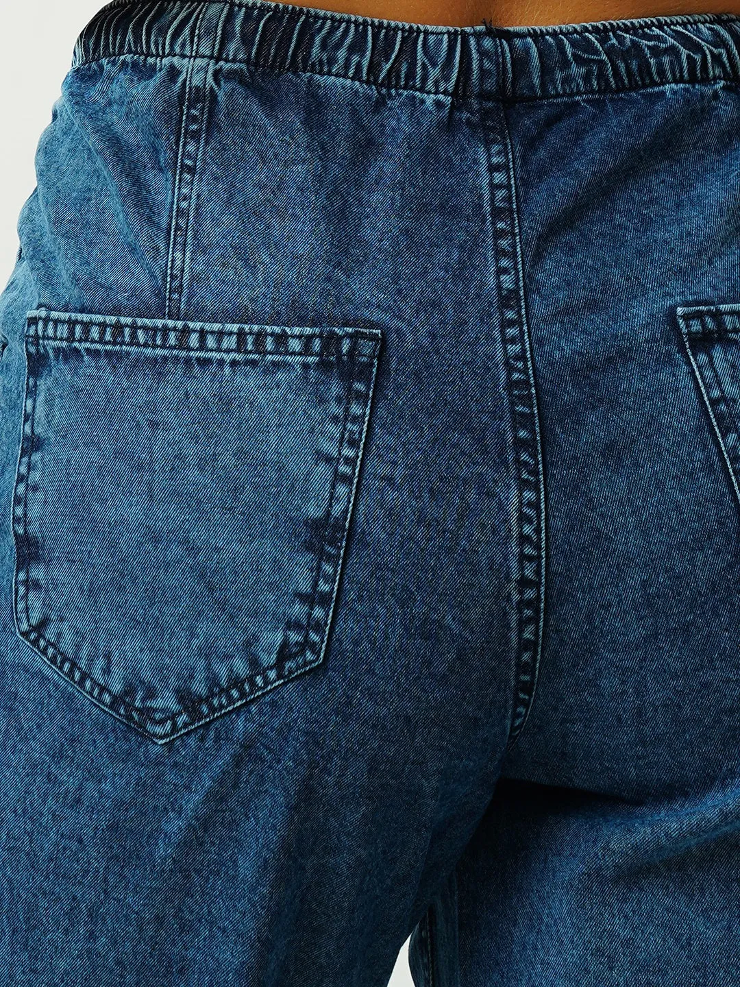 Women High-Rise Parachute Fit Jeans