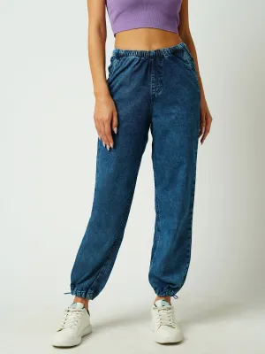 Women High-Rise Parachute Fit Jeans