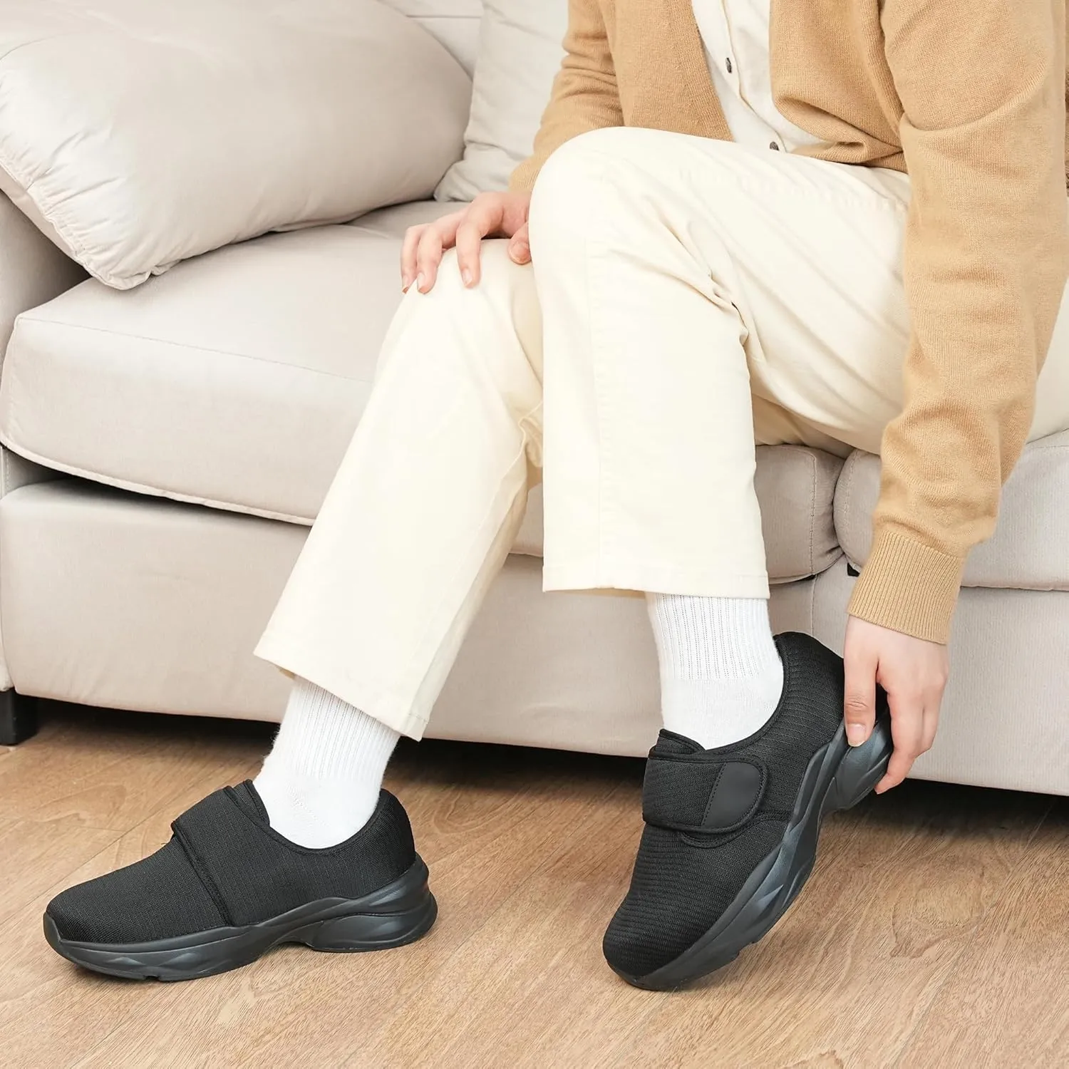 Women Orthopedic Diabetic Walking Sneakers Swollen Feet Shoes