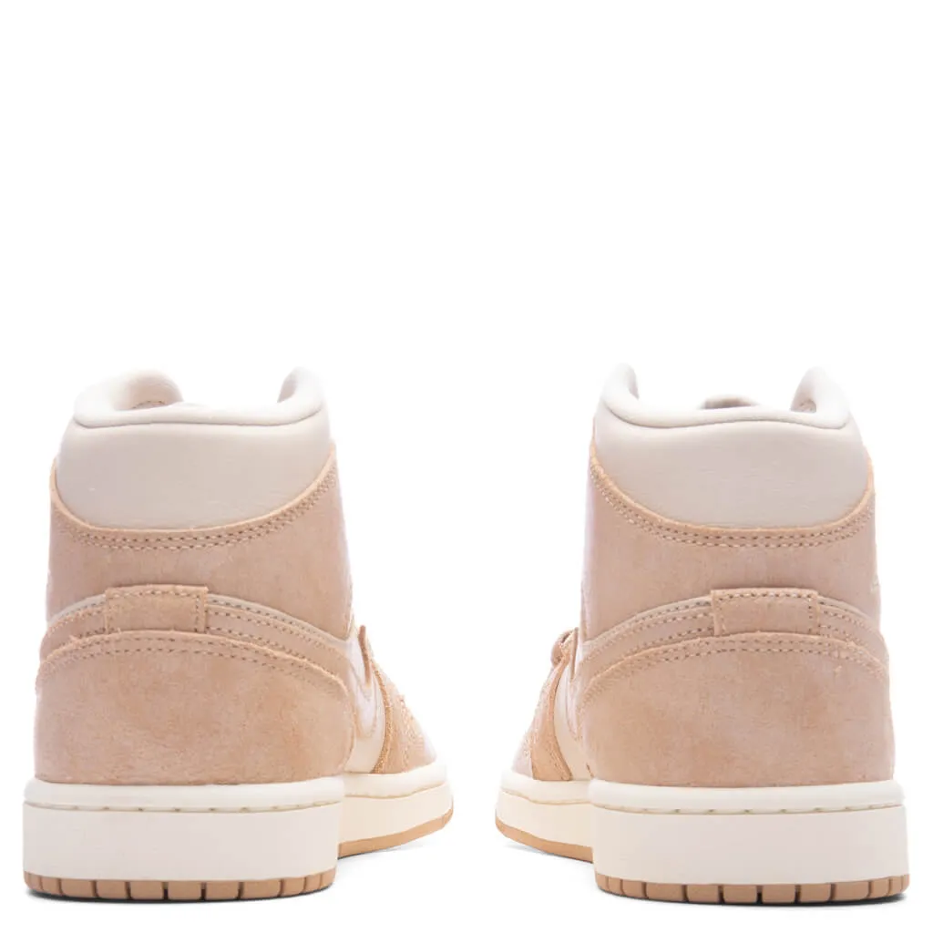 Women's Air Jordan 1 Mid SE - Legend Light Brown/Legend Medium Brown