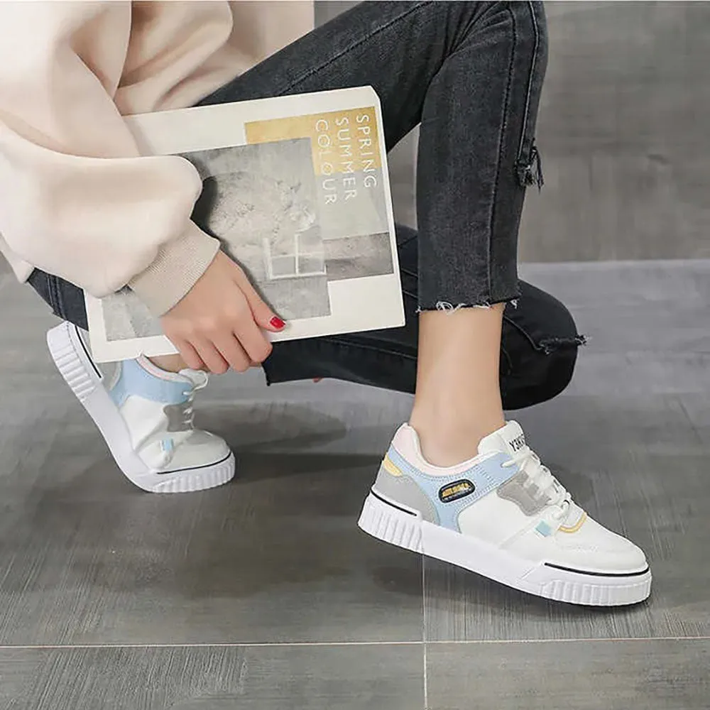 Women's Color-Block Street Style Casual Sneakers