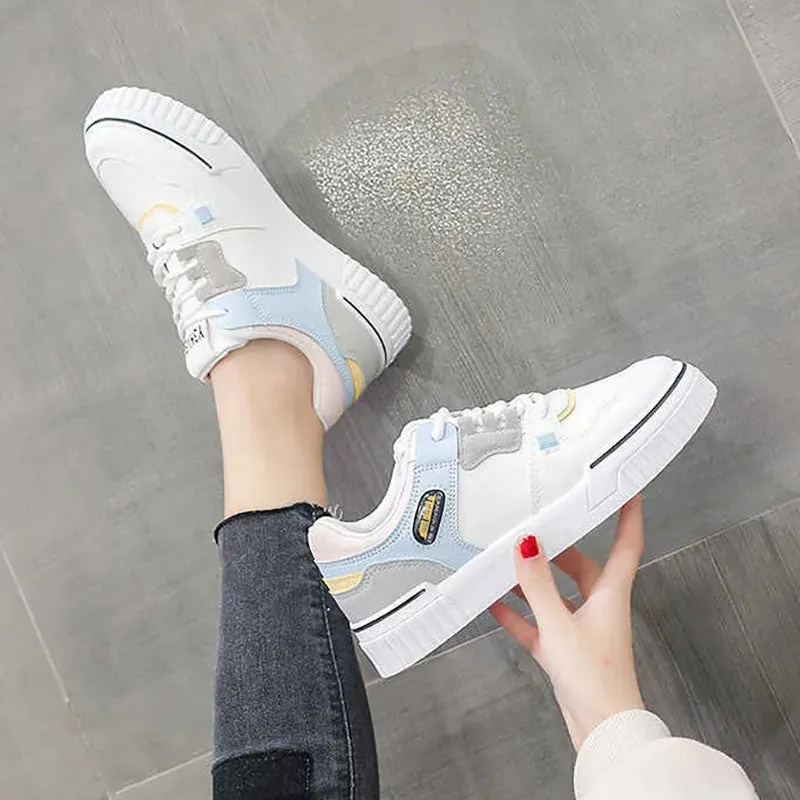 Women's Color-Block Street Style Casual Sneakers