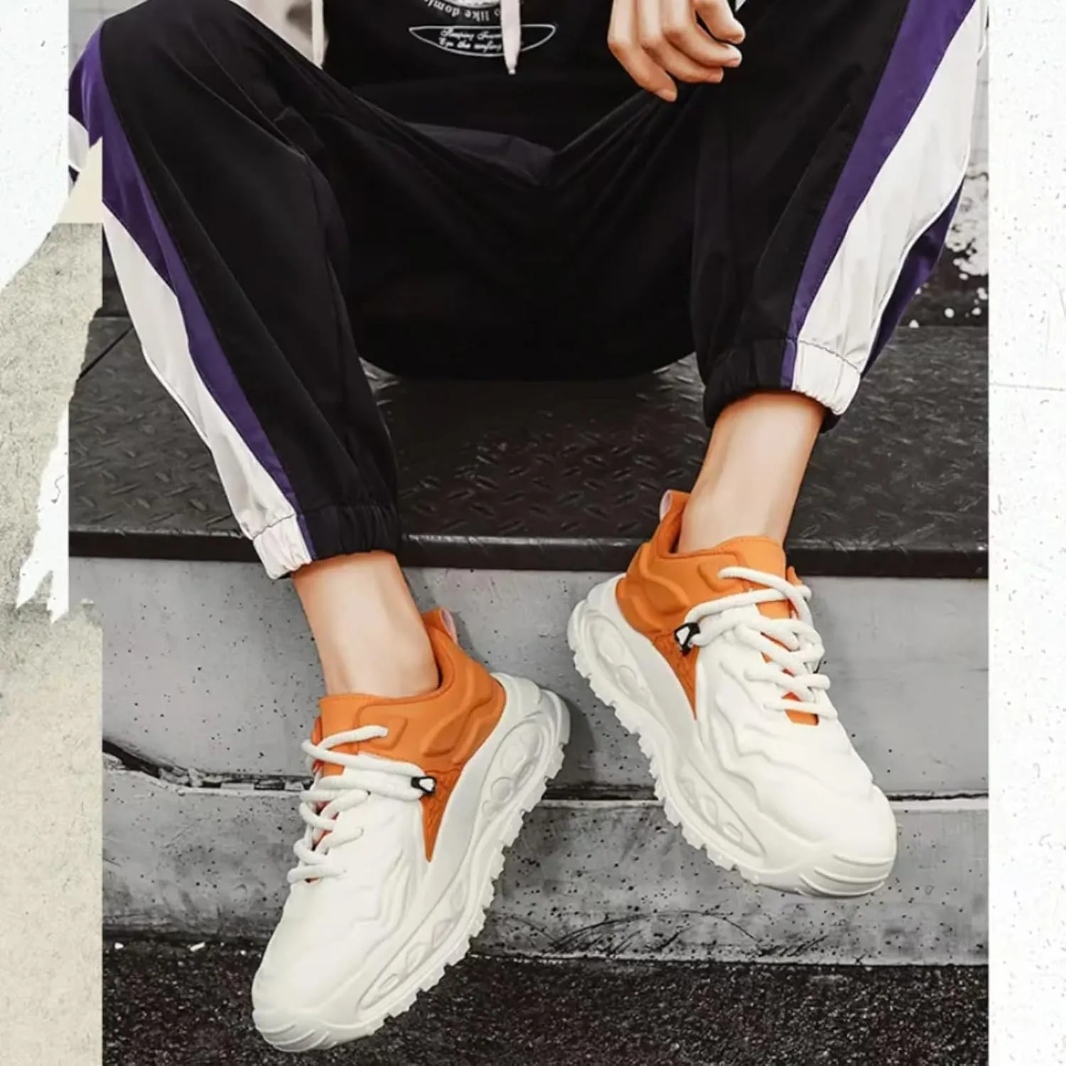 Womens Fashion Leather Platform Lace Up Sneakers Casual Lightweight Non-Slip Walking Sport Workout Work Tennis Shoes