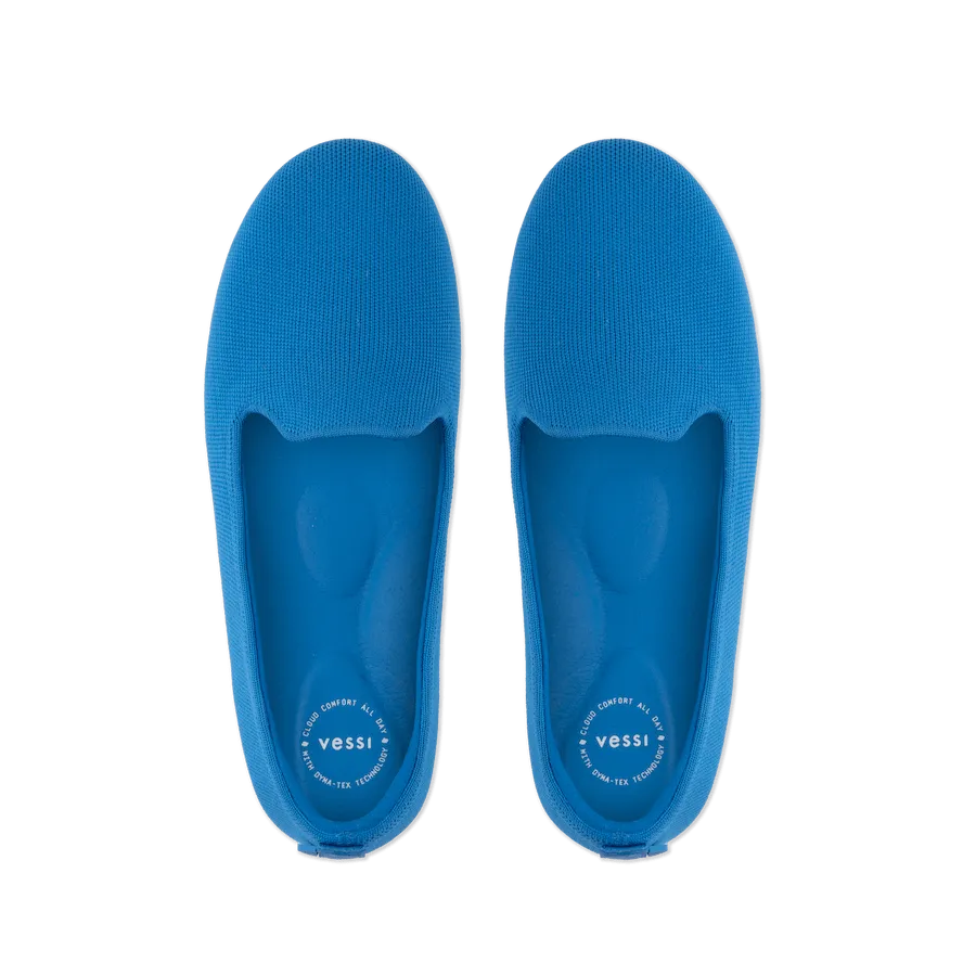 Women's Market Flat - Vessi Blue/Gum