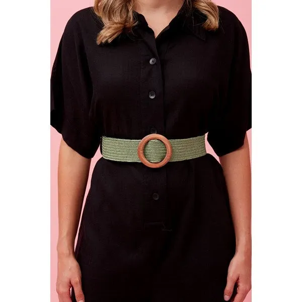 ZADA STRAW BELT